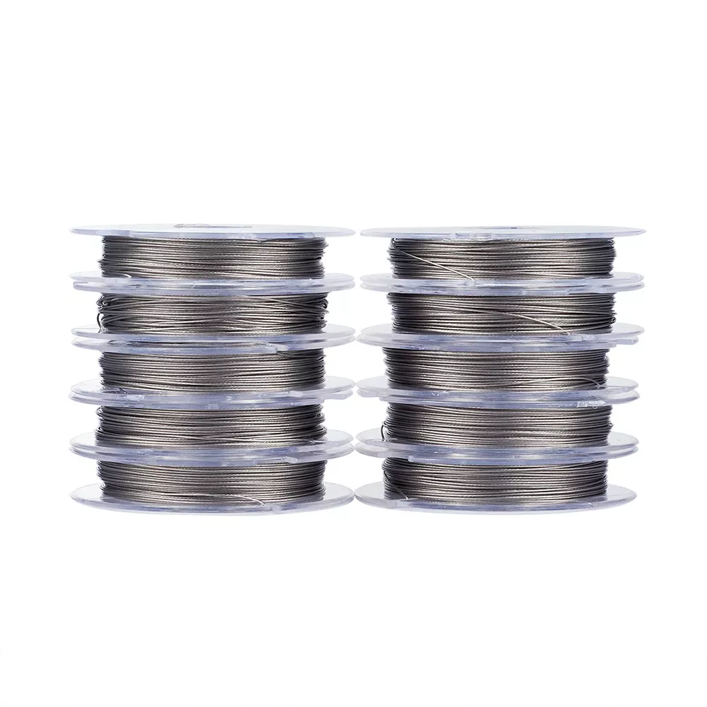 1Roll Stainless Steel Line Tiger Tail Beading Wire For Jewelry Making DIY  Craf ^