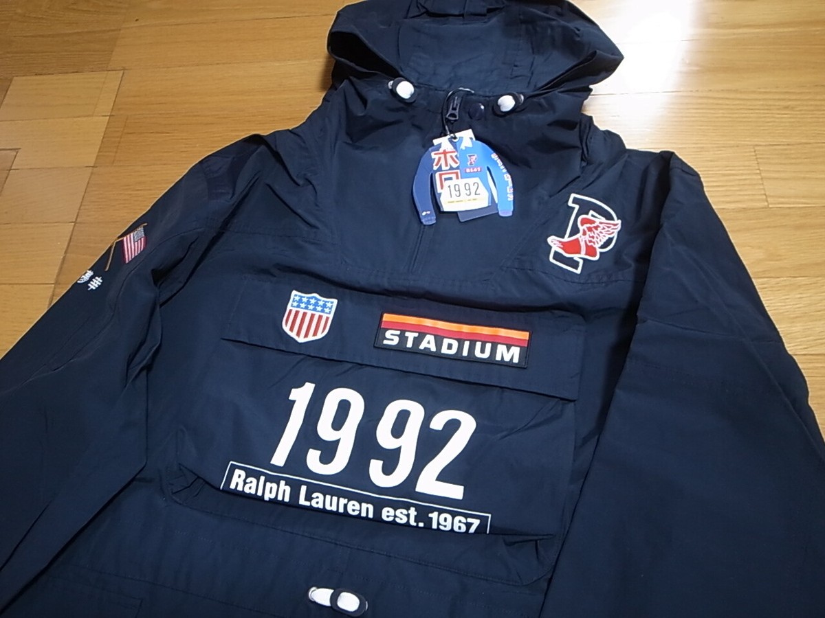 ウェア Polo Ralph Lauren 1992 Stadium XXL Polo Ralph Lauren Tokyo Stadium Anorak 1992 XXL XX-Large