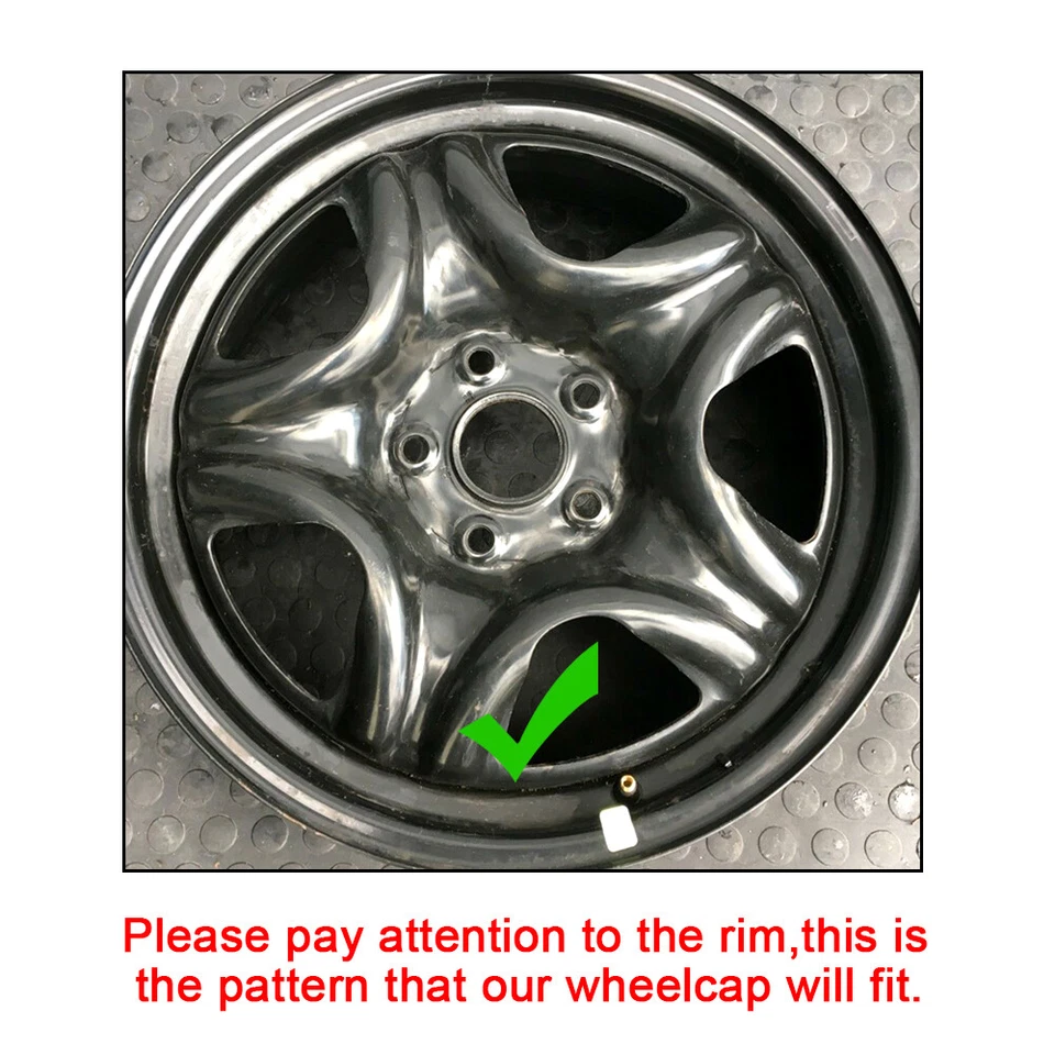 4 17" Wheel Skins Hub Caps Full Rim R17 Skin Covers For Toyota RAV4 2013-2018 - Image 2 of 4