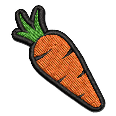 Cutest Carrot In The Patch Embroidery Machine Design - Foto 4