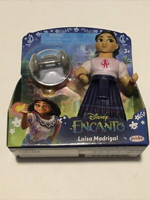 Disney ENCANTO Luisa Madrigal Small 3'' Figure Doll JAKKS Toys New Free Shipping