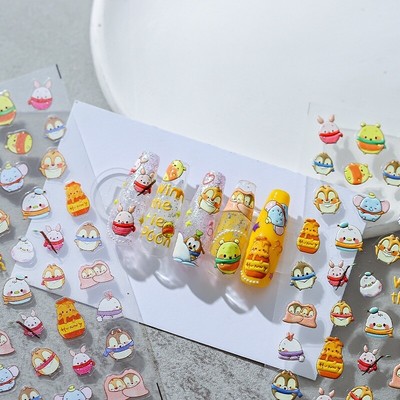 5D Nail Decals, Character Decal, Theme Nail Sticker (18)