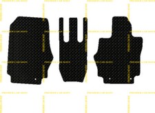 FITS NISSAN SERENA FRONT 2016 & ONWARDS TAILORED BLACK RUBBER CAR FLOOR MATS