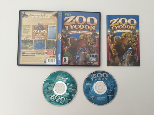Jeu PC Zoo Tycoon 1 Édition Complète (inclut Marine Mania & Dinosaur Digs) - Version Française - Bon état
