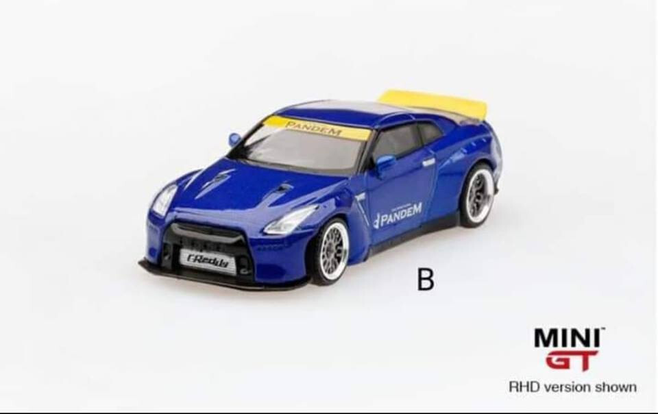 ミニカー MINI GT Pandem Nissan GT-R VelocityBlue MINI GT Pandem Nissan GT-R Velocity Blue #93 RHD ~ 1/64 | eBay