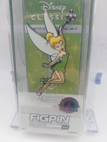 Disney Parks FiGPin #647 Classic Tinkerbell Peter Pan Collectible Pin NEW IN BOX - Picture 2 of 5