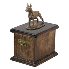 Dobermann, Doberman Pinscher, Dobie I - urn for the ashes of a dog, urn with a s