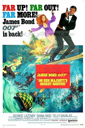 Secret Agent JAMES BOND 007 : Leaflet / Catalog Reproduction A4 Print-Out Poster - Picture 15 of 15