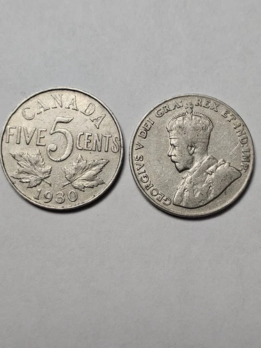 1930 Canada 5 Cents — photo from another recent sale