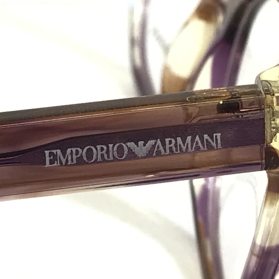 Monturas para gafas Emporio Armani EA 3142 5716 marrón claro púrpura cuerno 53-18-145 Foto 4 de 4