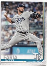 2019 Topps #656 Jacob Faria Tampa Bay Rays