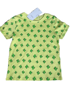 name it T-Shirt Gr. 104 Kakteen 13200341 sunny lime NEU %% SALE %%
