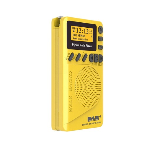 Pocket Digital DAB DAB+ FM Radio MP3 Player LCD Display Speaker Portable Player - Picture 3 of 10
