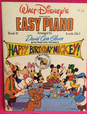 Walt Disneys Easy Piano Happy Birthday Mickey 1997 Book 2 Levels 2  3 Music