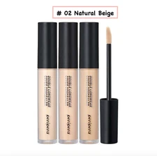 [Peripera] Double Longwear Cover Concealer #2 Natural Beige 5.5g US Seller