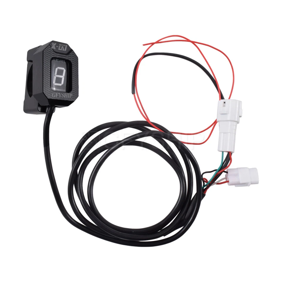 Indicador de engranajes digital para motocicleta Triumph Speed Triple ABS 2010 Foto 3 de 4