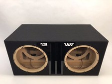 JL Audio 12w6v3 dual ported sub box SPECIAL EDITION black plexi port trim