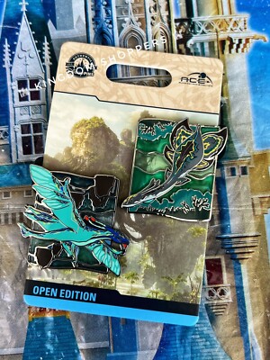 Disney Parks Pandora World Of Avatar 2 Pin Open Edition Banshee & Ilu Set