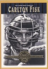 2001 UPPER DECK HALL OF FAMERS BASEBALL CARLTON FISK #34 RED SOX NMMT+ *A3319