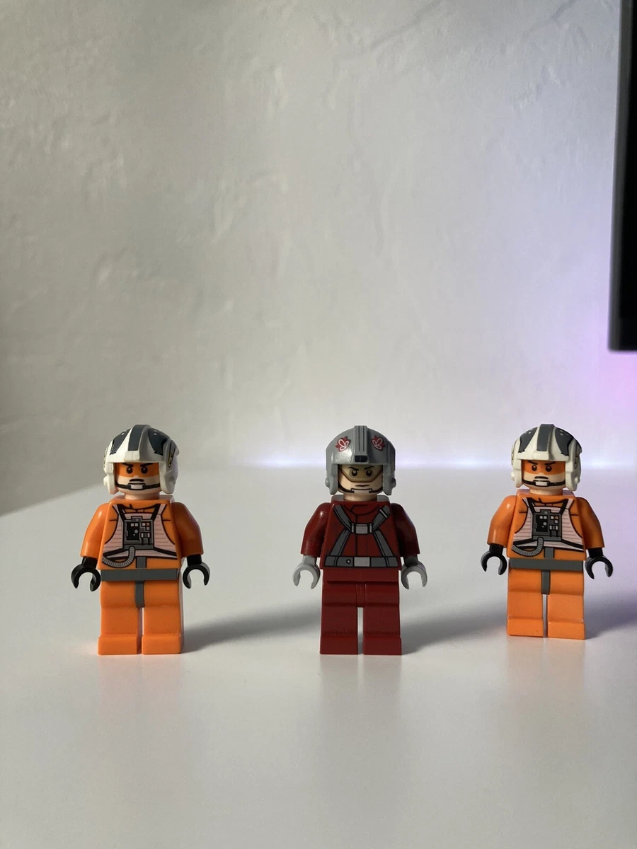 lego star wars rebel pilot lot of 3 eBay