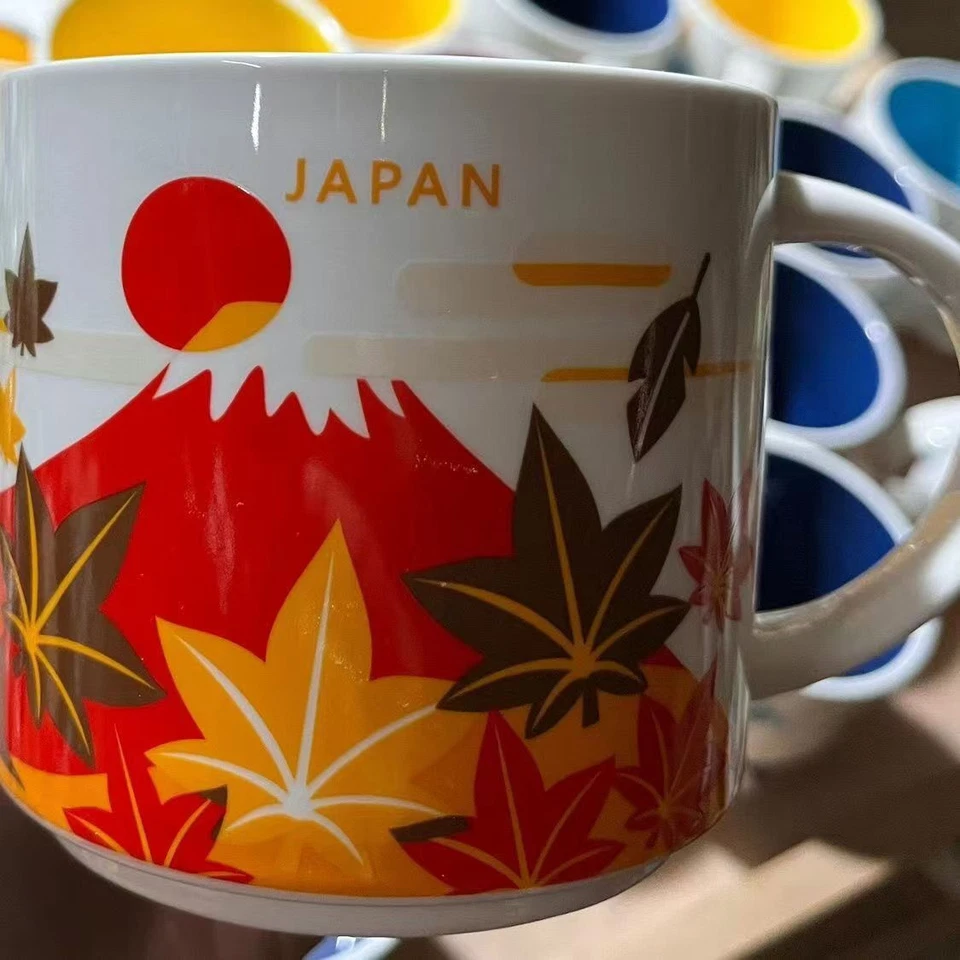 Starbucks Japan Mt Fuji Autumn ‘You Are Here’ Collector's Edition Mug 414ml - Image 4 of 4