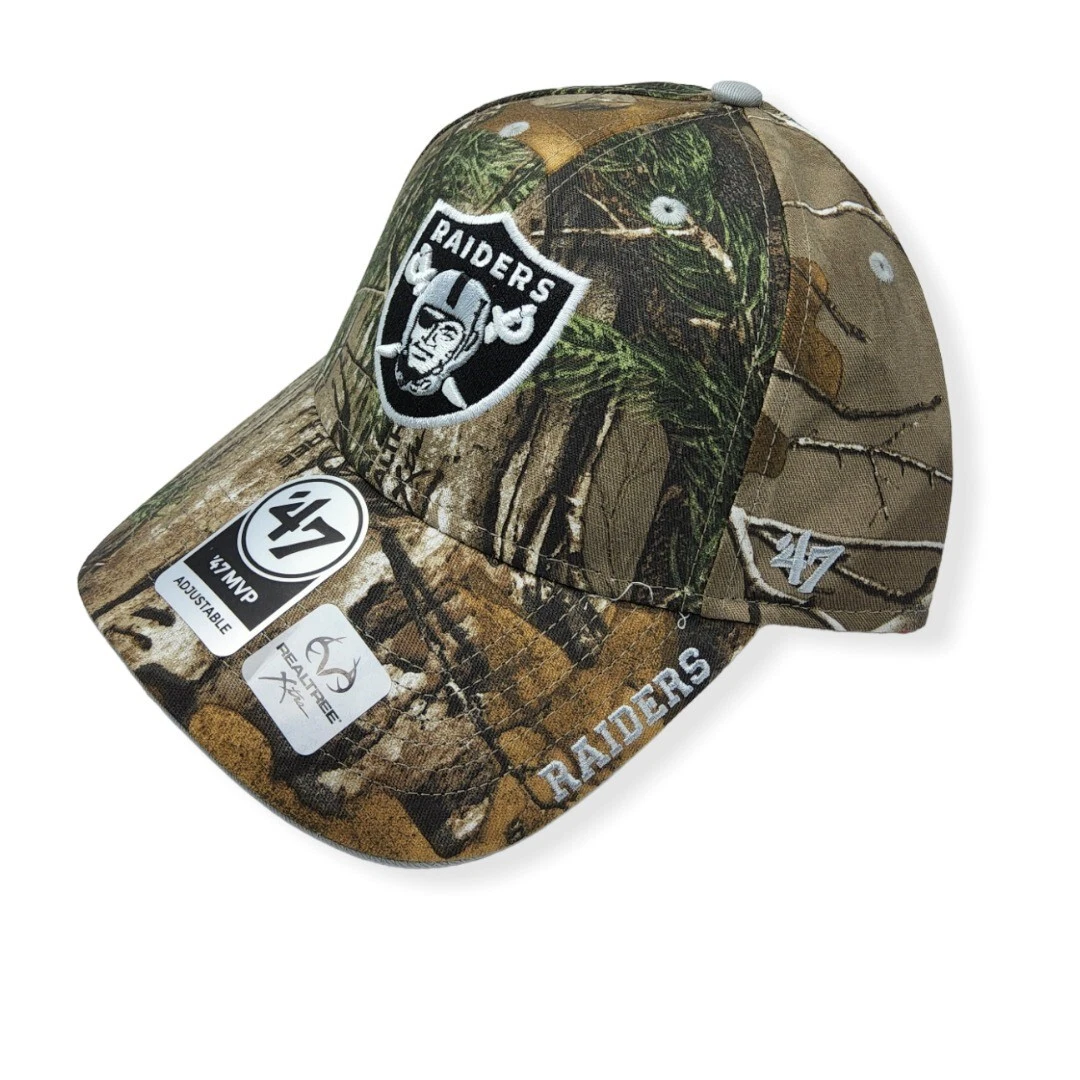 Men's '47 Camo Las Vegas Raiders Woodland Clean Up Adjustable Hat