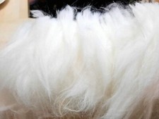 Pure Angora Rabbit White Wool Fibre 100g