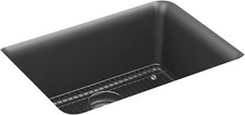  1 NEW Kohler Cairn Kitchen Sinks, Matte Graphite 28001-CM7