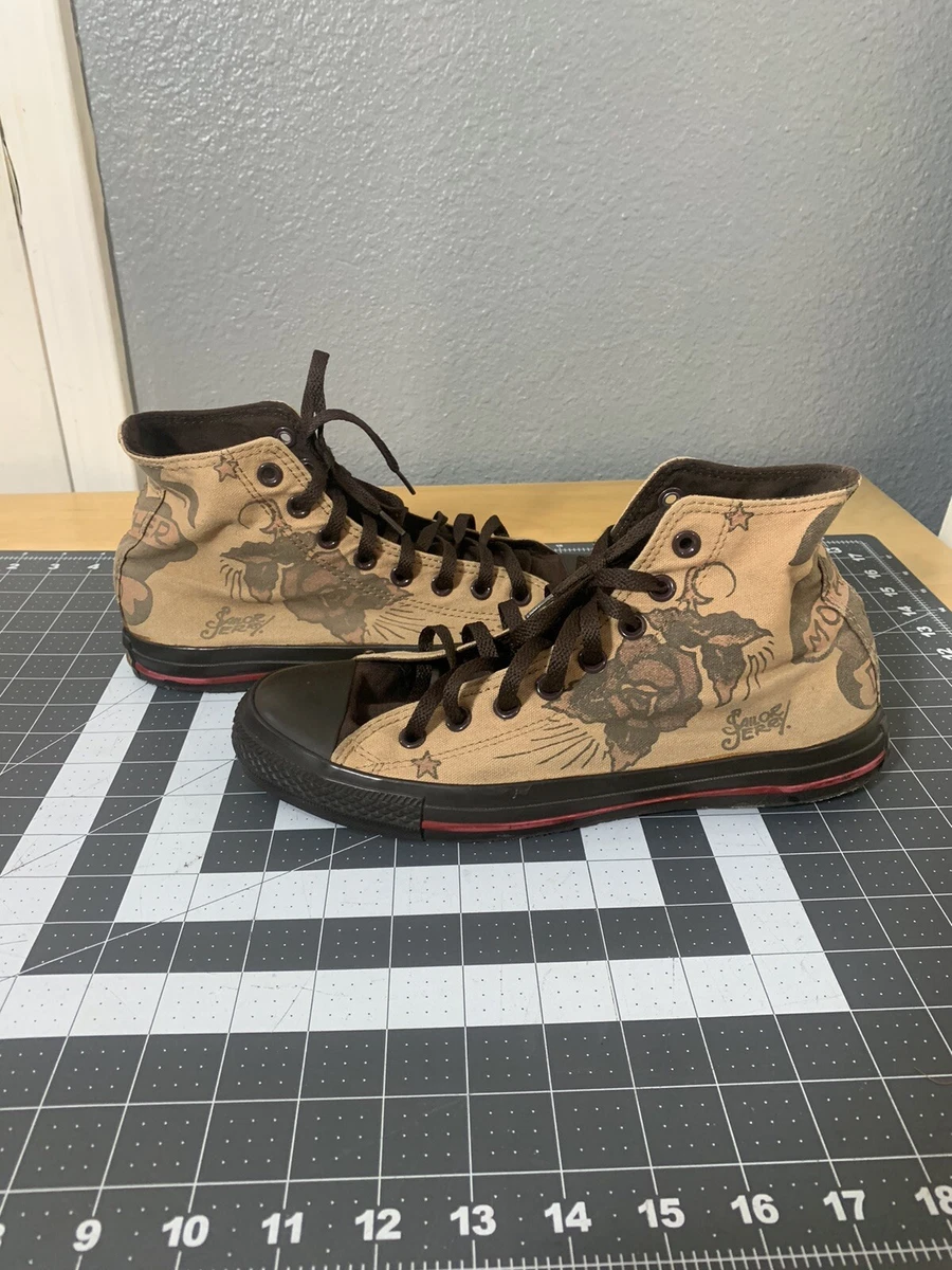 Sailor jerry top converse for sale