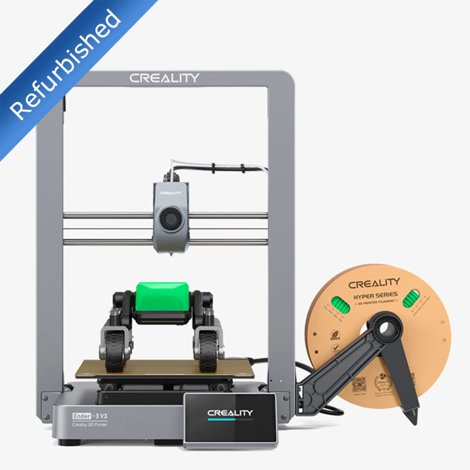 【Refurbished】Creality Ender 3 V3 3D Printer Clog-free Extrusion