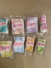 1992 McDonald's BARBIE With Hair You Can Style Happy Meal Toys Set of 8