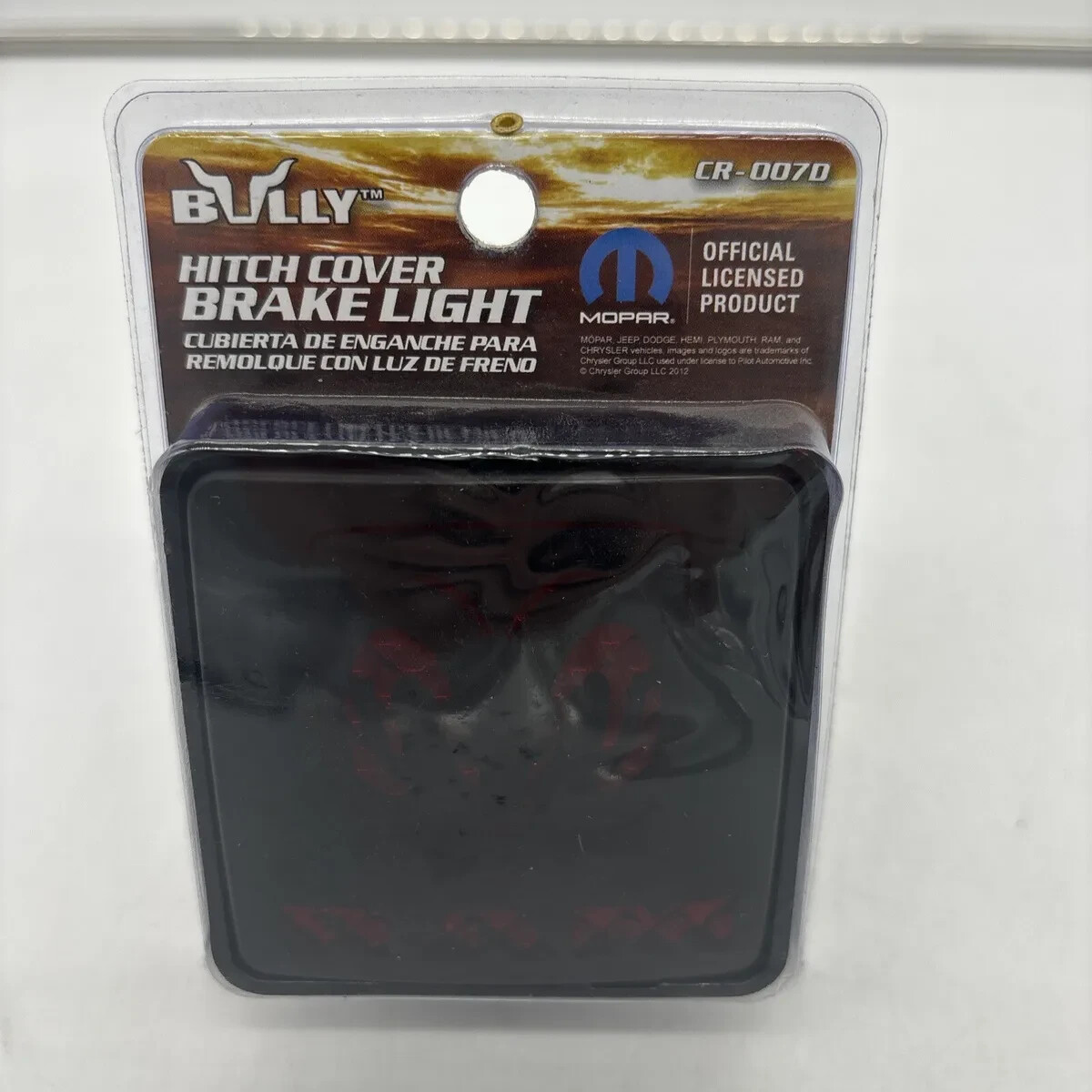 Bully For Dodge Ram Logo Hitch Cover Brake Light Fits 2 Inch Receivers