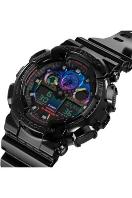 CASIO G-SHOCK 腕時計 GA-100RGB GA-100RGB-1AJF | CASIO