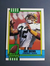 DAVE BROWN 1990 TOPPS FOOTBALL Card # 150 C1971
