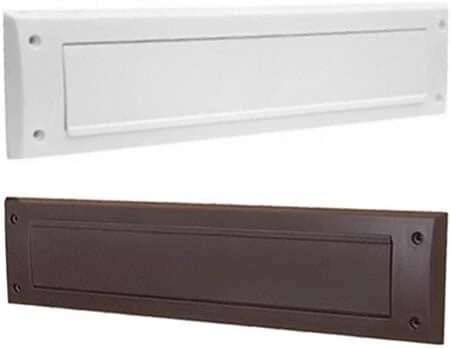 Exitex White or Brown Internal Letterbox seal with Flap draught seal