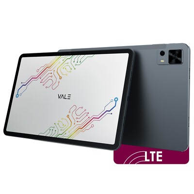 VALE V12E-LTE-8128 Tablet | LTE | 12'' 2K Disp | 4GB RAM | 128GB eMMC | Android