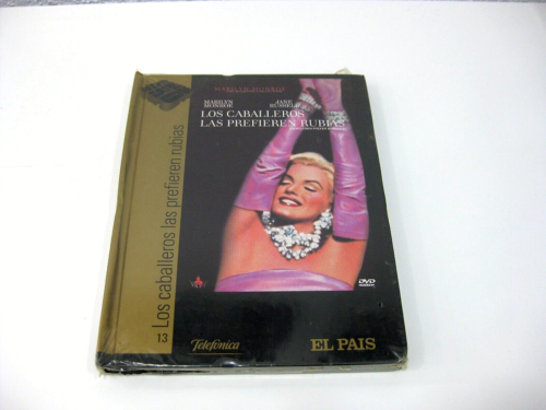 Los Caballeros Las They Prefer Blondes DVD+Book Marilyn Monroe (Sealed New) - Afbeelding 1 van 2