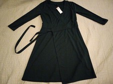 Women's  0 Ann Taylor Green Long Sleeve Sheer Wrap Around Blouse Top NWT