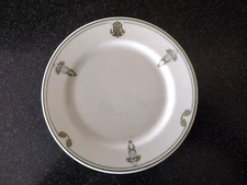 Antique  O.P. CO.  JOHN A ROBERTS DEPARTMENT STORES RESTAURANT WARE THEBES PLATE