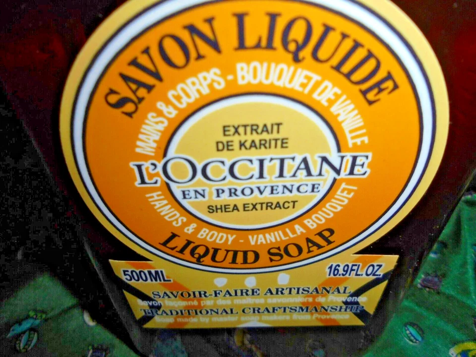 L' OCCITANE Flüssigseife  VANILLE AMBER mit Shea XXL Sondergröße 500ml limitiert - Bild 2 von 2