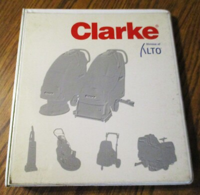 #ad Clarke Dealer Sales Spec Manual Color Brochures Scrubber Sweeper Vacuum Sander $97.49