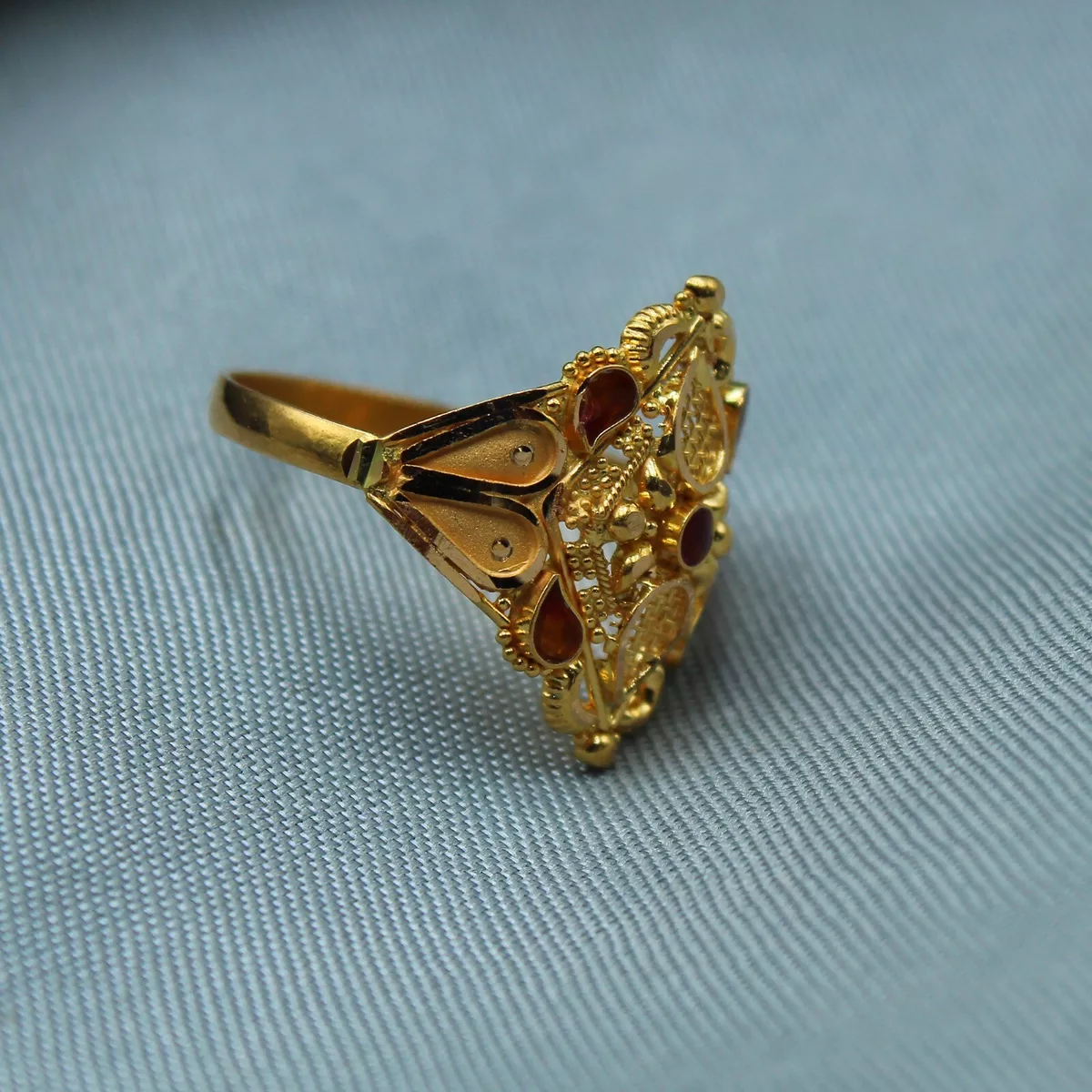 Indian gold ring outlet