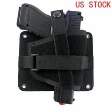 Ambidextrous Hook&Loop  Concealed Gun Holster for Backpack Vehicle Beside Bed
