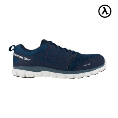 REEBOK SUBLITE CUSHION WORK MEN'S ATHLETIC SHOE NAVY BOOTS RB4043 - ALL SIZES