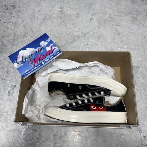 Converse X Comme Des Garcons Play niedriges Top - Größe 6M ~ 8W/BRANDNEU/SCHNELLER VERSAND!!!