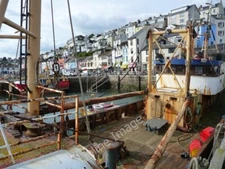 Photo 6x4 Brixham - Trawler The deck of an impounded trawler. c2009