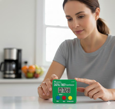 Digital Timer, Counts down and Up, Displays Seconds and Minu