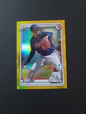 2020 Bowman 1st Edition Gold Foil /50 Jasseel De La Cruz #BFE-115