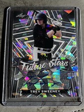2021 Leaf Metal Draft - Future Stars Trey Sweeney #FS-TS1 Cracked Ice  (AU, RC)