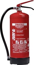 Protex Feuerl&ouml;scher PD 6 Pulver 6 kg ABC-Pulver inkl Halterung Dauerdruckl&ouml;scher